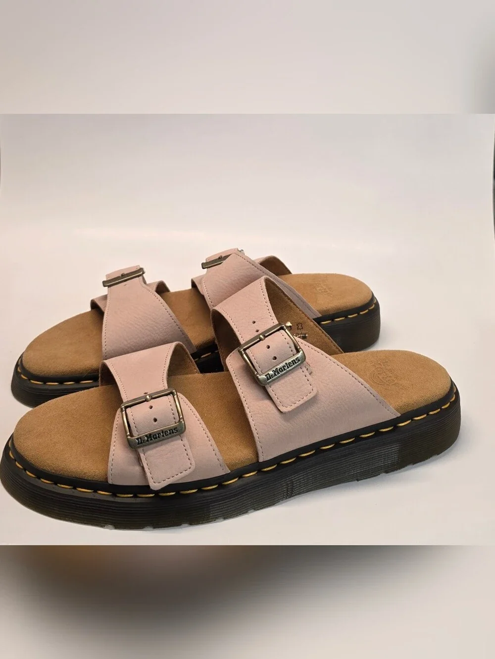 New Dr. Martens Josef Slide Sandal Pink  Double buckle  Men's Size 13